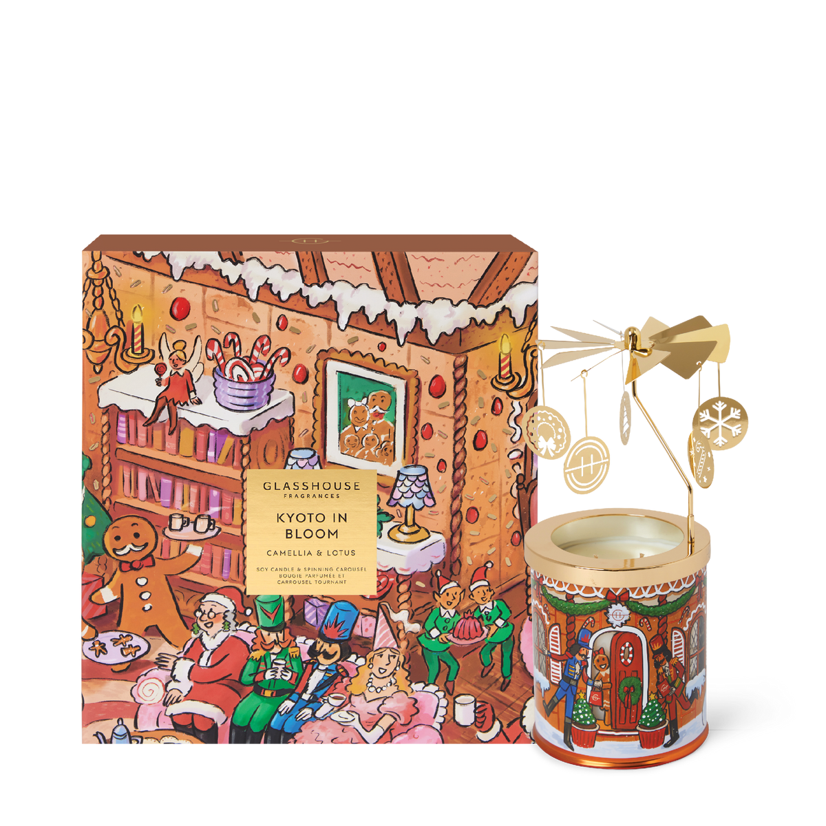 Kyoto In Bloom Spinning Carousel Gift Set