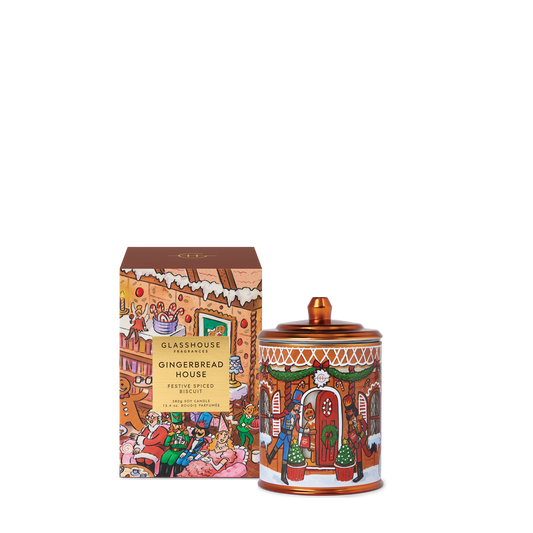 Gingerbread House 380g Candle