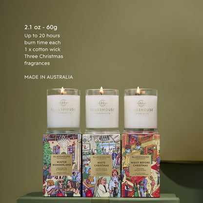 Christmas Trio 3x60g Candle