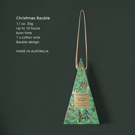 Kyoto In Bloom 30g Christmas Candle Bauble