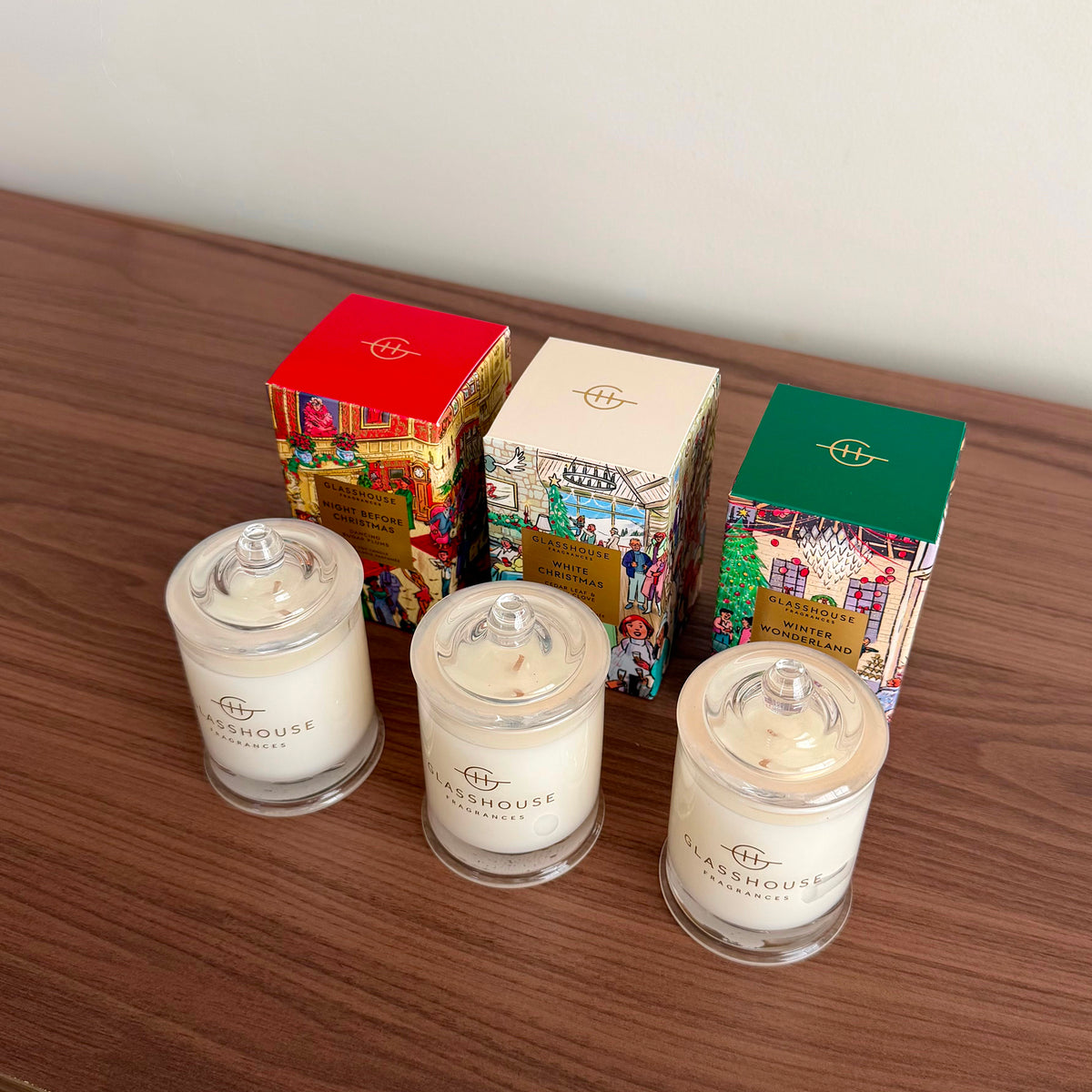 Christmas Trio 3x60g Candle