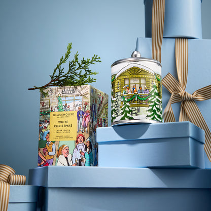White Christmas 380g Candle