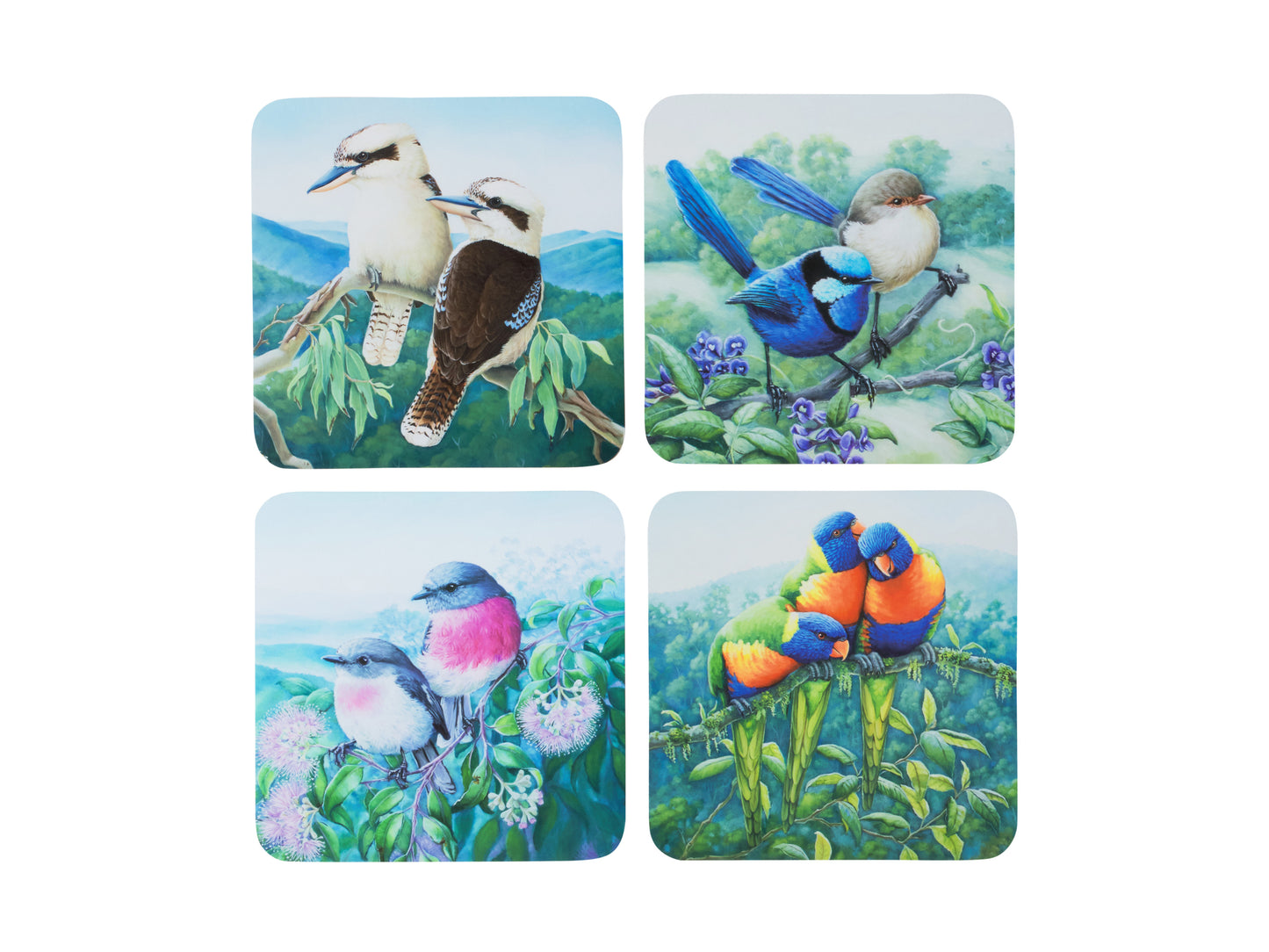Birds of Australia Coasters