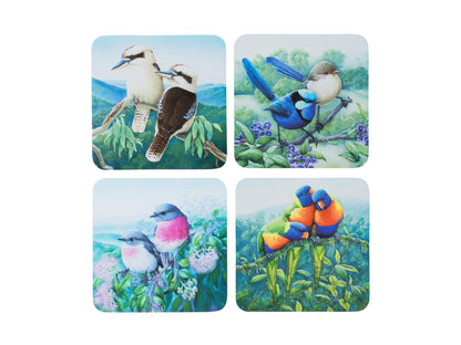 Birds of Australia Coasters