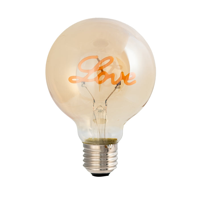 Globe Suit Love Lamp