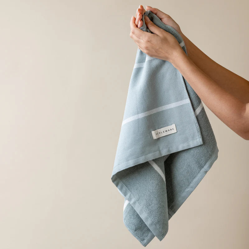 Tea Towel Between The Lines II | Green Tea