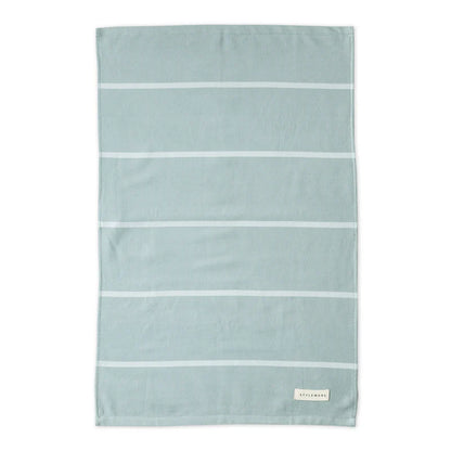 Tea Towel Between The Lines II | Green Tea