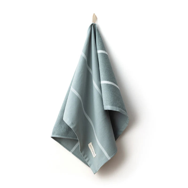 Tea Towel Between The Lines II | Green Tea