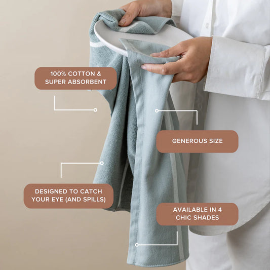 Tea Towel Between The Lines II | Green Tea