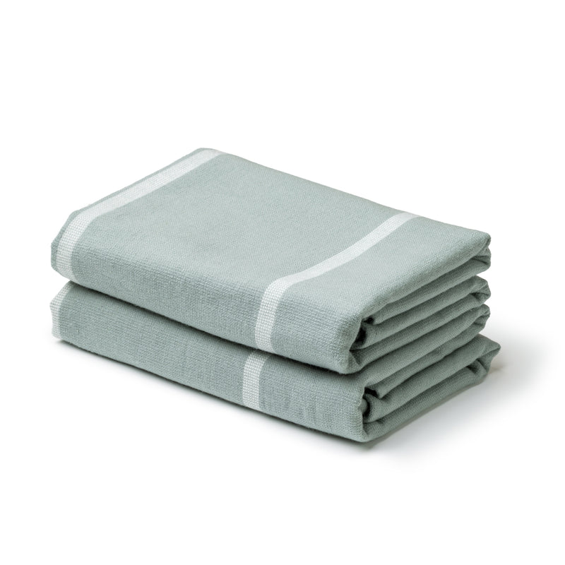 Tea Towel Between The Lines II | Green Tea