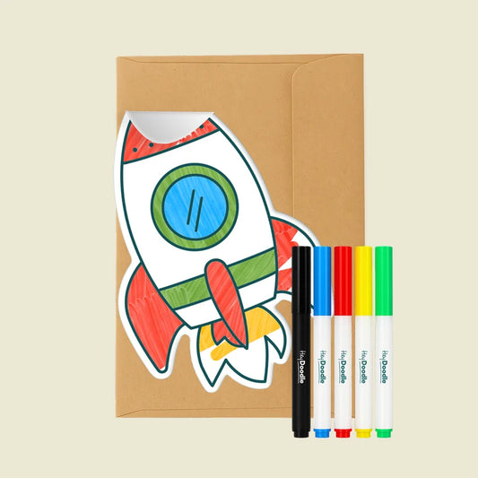 Reusable Greeting Card | Apollo 25 Rocket