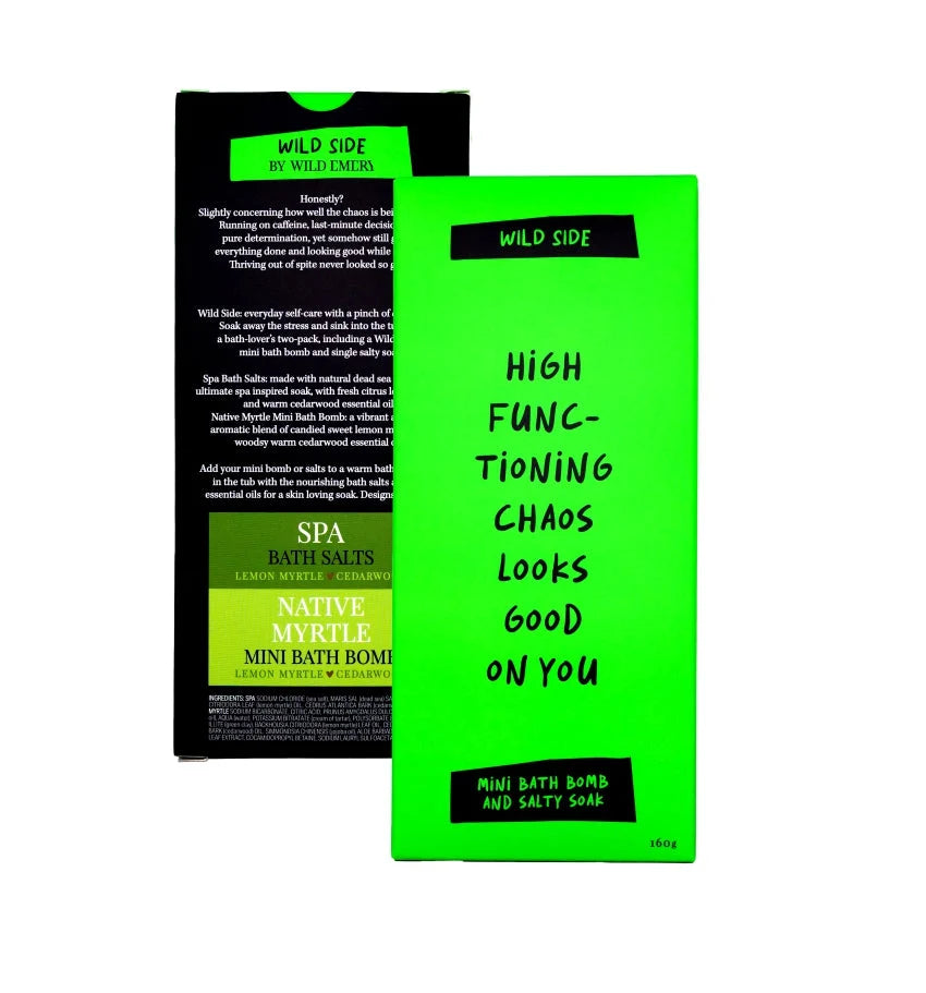 High Functioning Chaos Looks Good On You - Mini Bath Bomb & Salty Soak