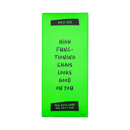 High Functioning Chaos Looks Good On You - Mini Bath Bomb & Salty Soak