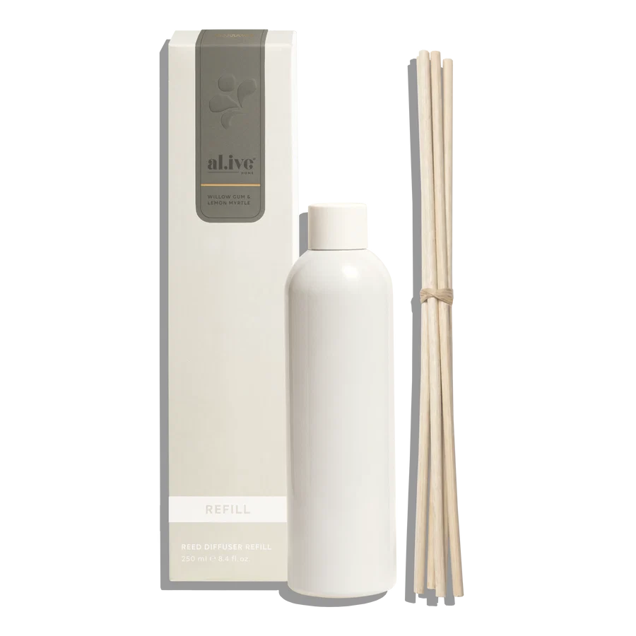 Reed Diffuser Refill - Willow Gum & Lemon Myrtle