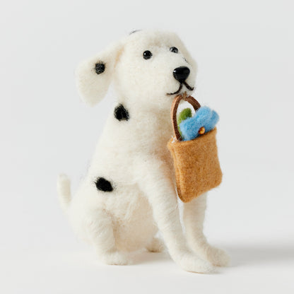 Spotty Felt Dog