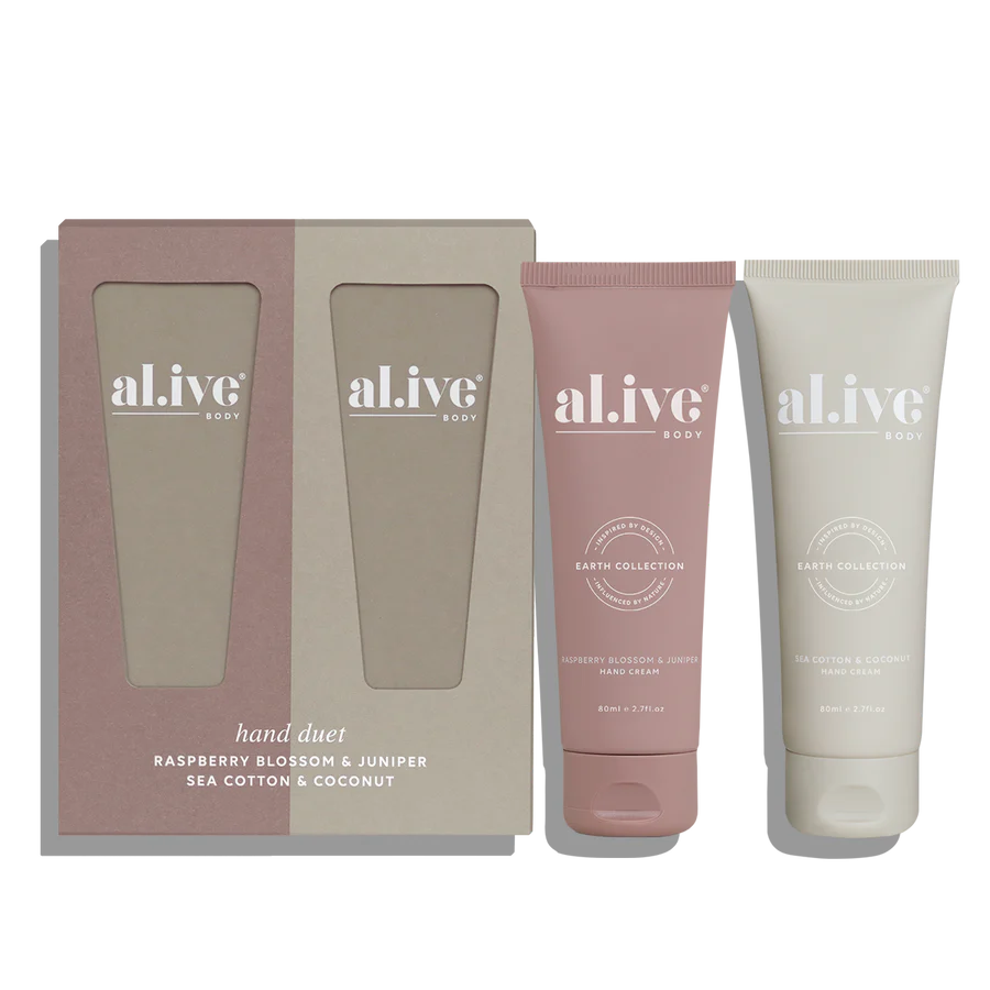Hand Duet - Raspberry Blossom & Juniper + Sea Cotton & Coconut