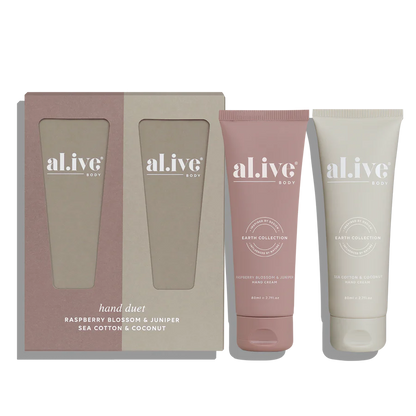 Hand Duet - Raspberry Blossom & Juniper + Sea Cotton & Coconut