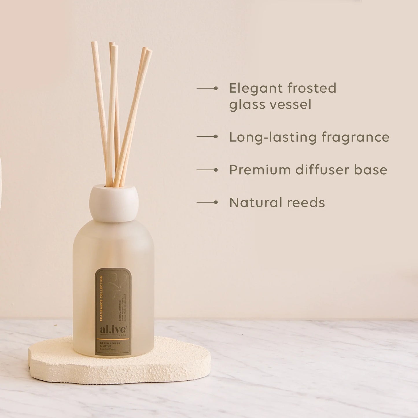 Reed Diffuser - Green Pepper & Lotus