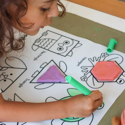 My First Shapes Colouring & Doodle Mat