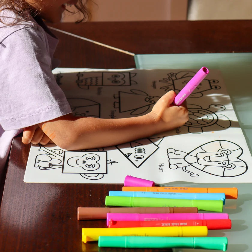 My First Shapes Colouring & Doodle Mat