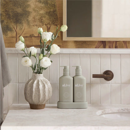 Compact Bathroom Wash & Lotion Duo | Ivory Bloom LTD ED