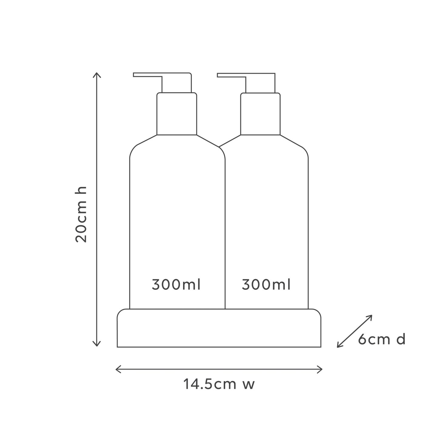 Compact Bathroom Wash & Lotion Duo | Ivory Bloom LTD ED