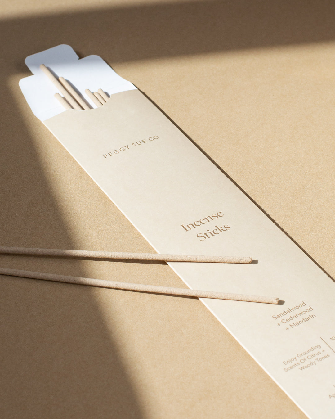 Incense Sticks | Mandarin + Sandalwood + Cedarwood