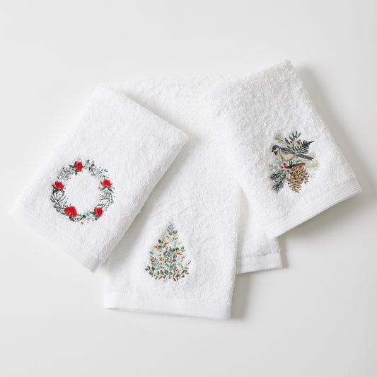 Happy Holidays Hand Towel