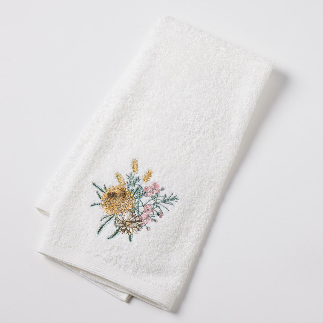 Wattle & Bloom Hand Towel