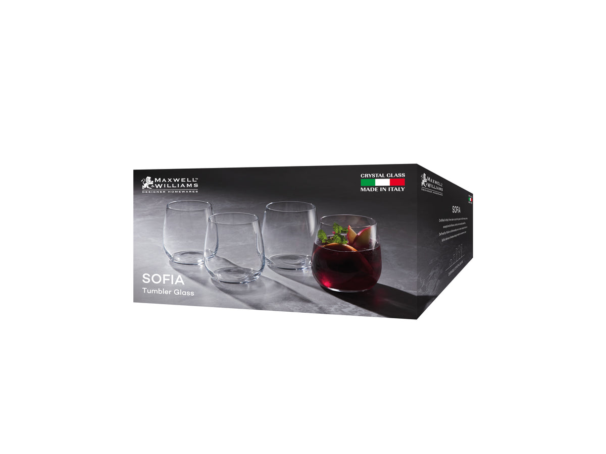 Sofia Tumbler 370ml Glass Set 4