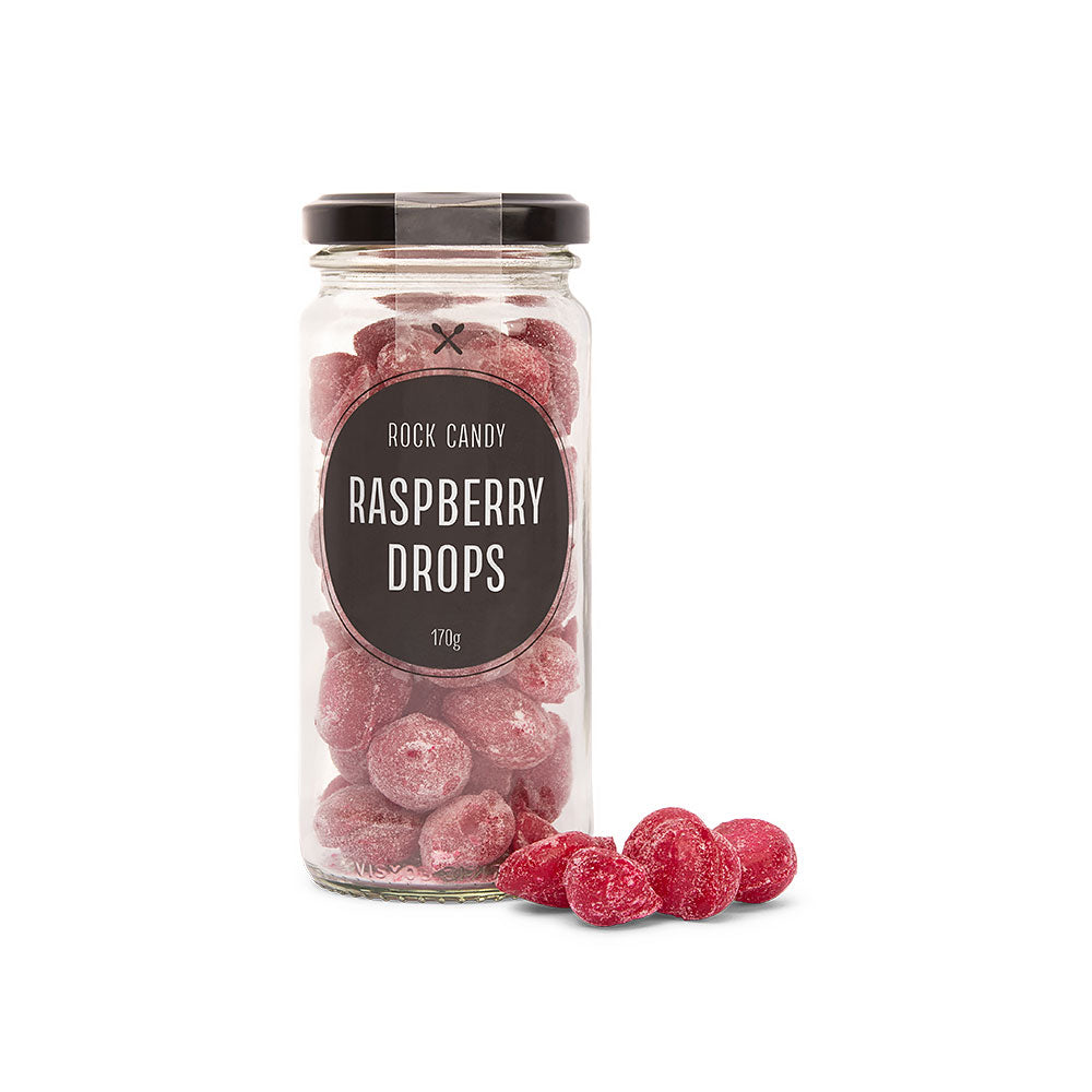 Rock Candy Jars - Raspberry Drops 170g
