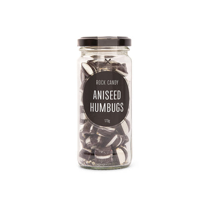Rock Candy Jars - Aniseed Humbugs 170g