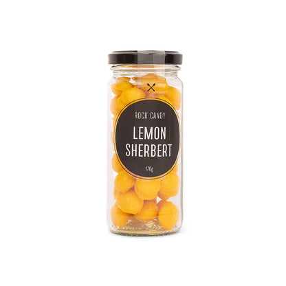 Rock Candy Jars - Sherbet Lemon 170g