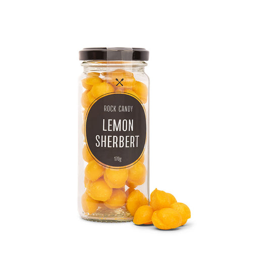 Rock Candy Jars - Sherbet Lemon 170g