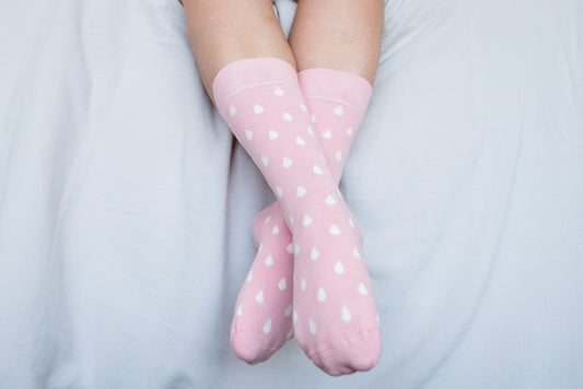 Raindrop Pink Socks