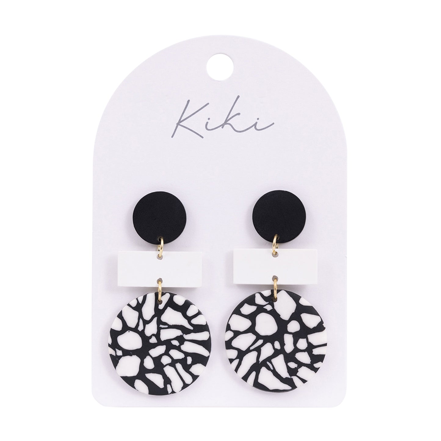 Kiki Earrings | Round Pebble