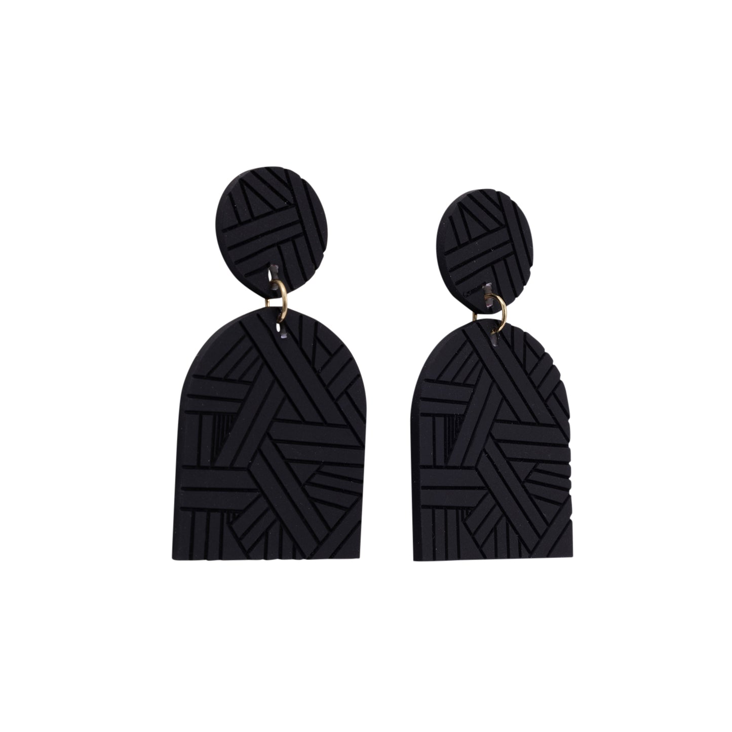 Kiki Earrings | Black Geo