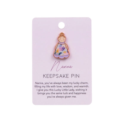Keepsake Pin Lucky Little Ladies | Nanna