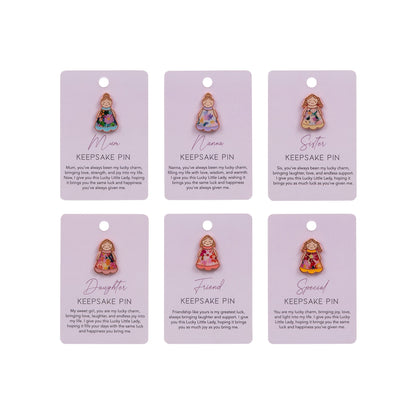 Keepsake Pin Lucky Little Ladies | Nanna