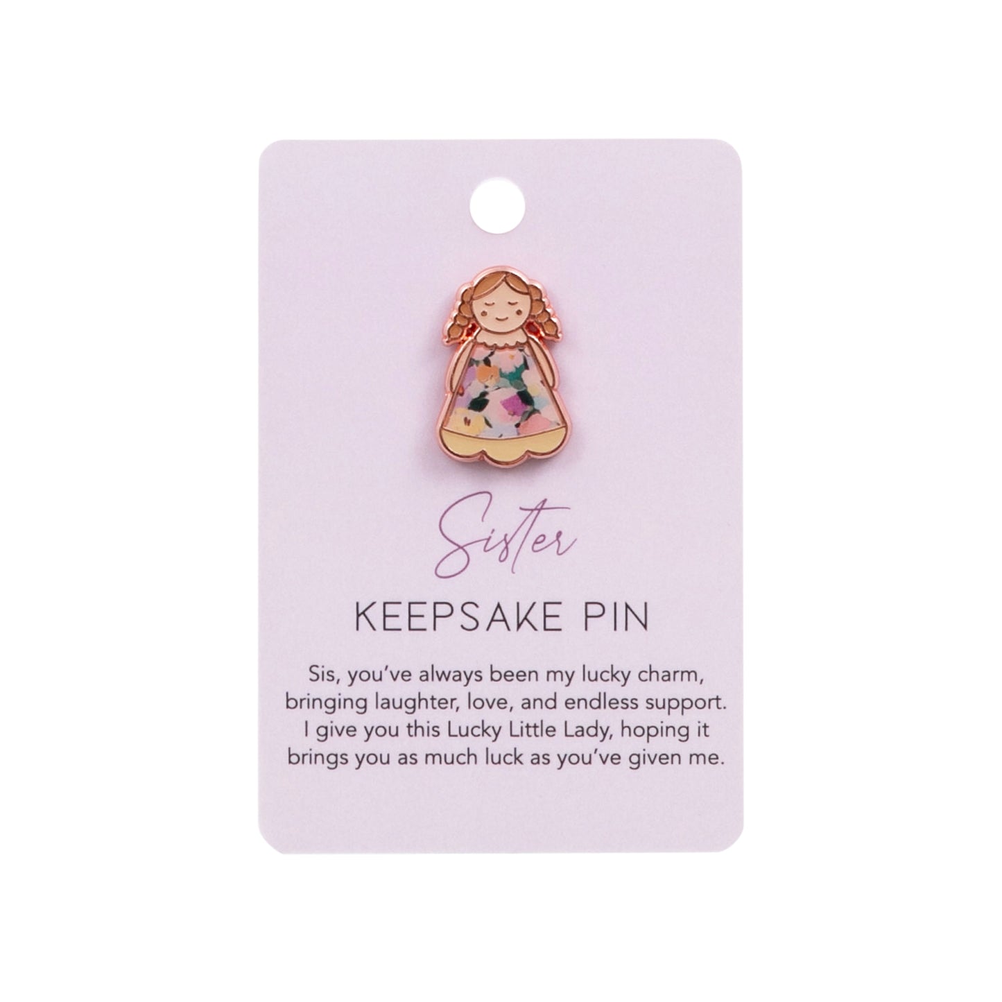 Keepsake Pin Lucky Little Ladies | Sisters