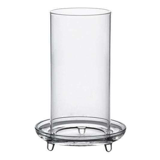 Lance Glass Hurricane Pillar Holder