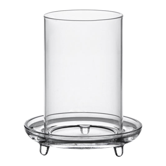 Lance Glass Hurricane Pillar Holder