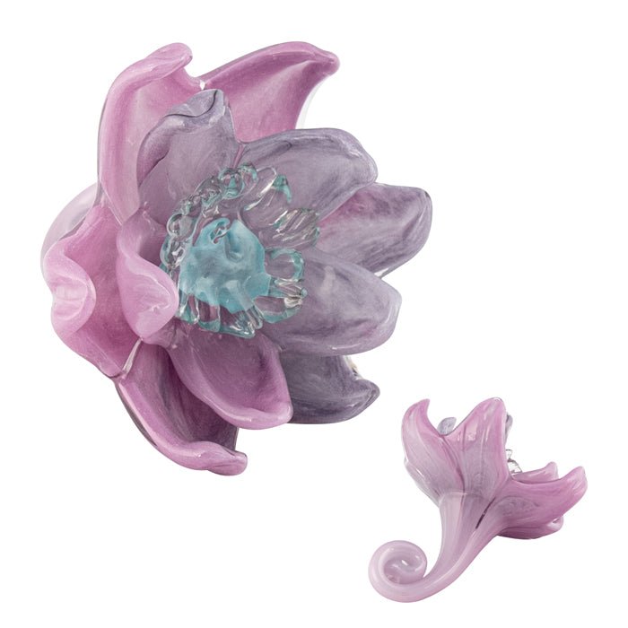 Leesa Glass Flower | Lilac