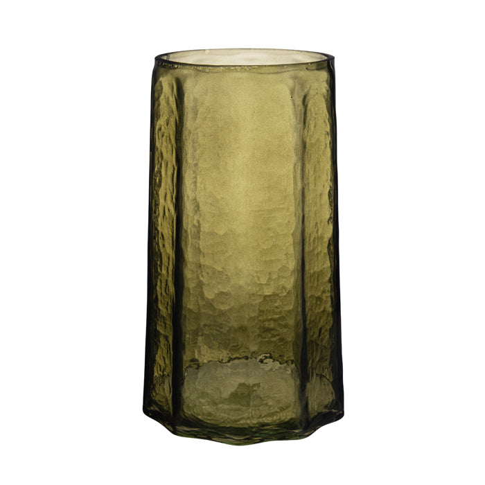 Doyle Glass Octagonal Hurricane Pillar Holder