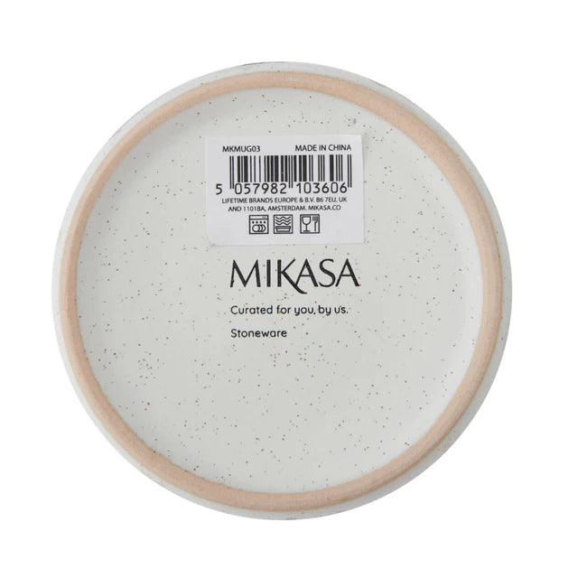 Mikasa Stripe Mug | Pink & Red