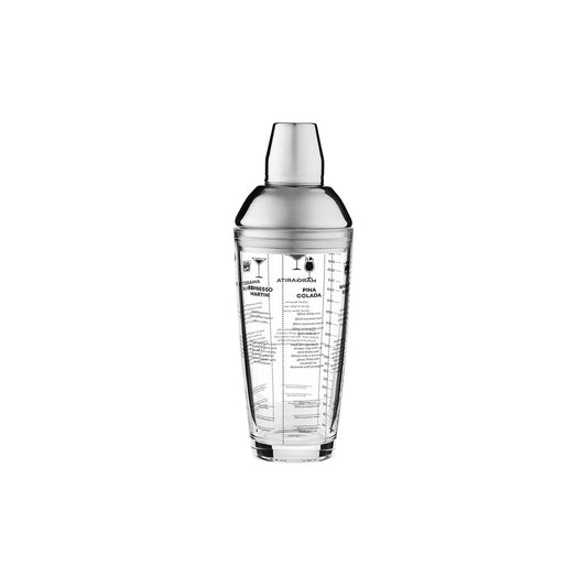 Glass Cocktail Recipe Shaker
