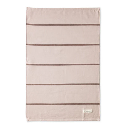 Tea Towel Between The Lines II | Latte