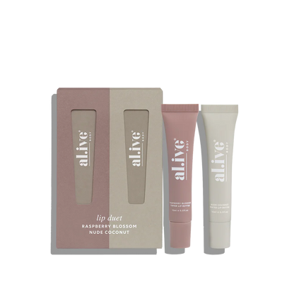 Lip Duet - Raspberry Blossom & Nude Coconut