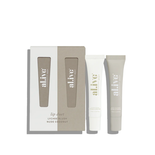 Lip Duet - Lychee Blush & Nude Coconut