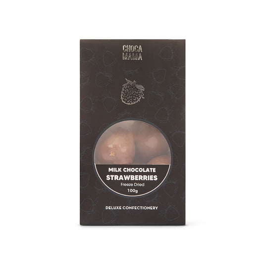 Milk Chocolate Freeze Dried Strawberries 100g